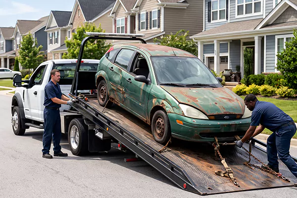 No Title Junk Car Removal in Las Vegas, NV