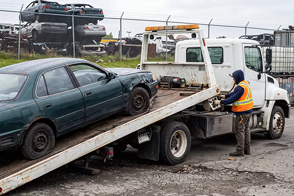 Salvage Car Removal in Las Vegas, NV