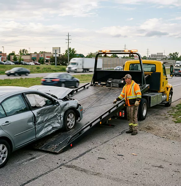 Trusted wrecked car removal service in Las Vegas, NV