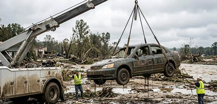 Flood Damaged Car Removal for Cash in Las Vegas 