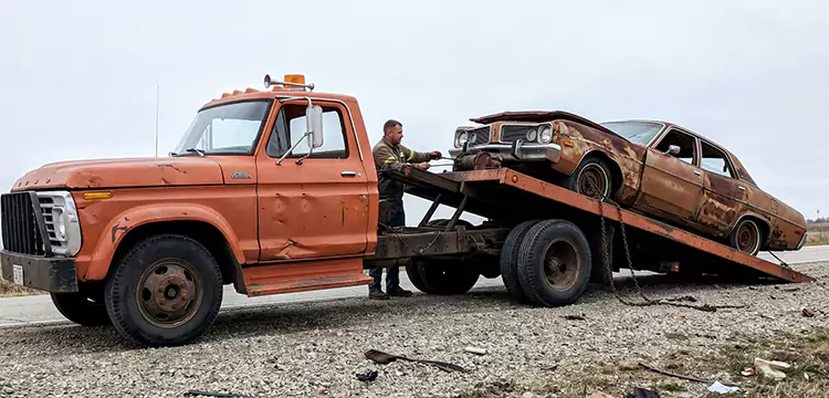 Water Damage Junk Car Removal in Las Vegas