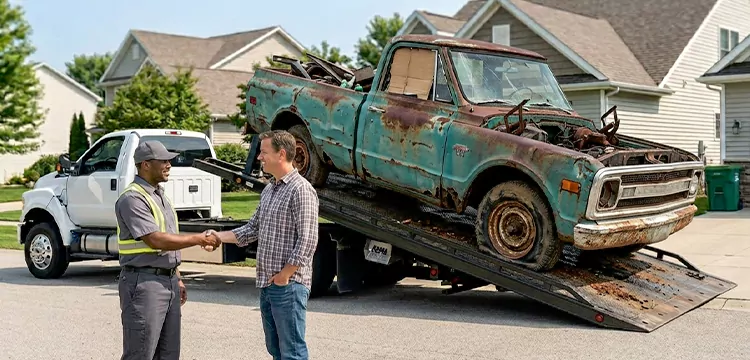 Non-Running Junk Truck Removal in Las Vegas