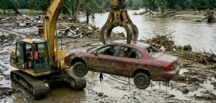 Flood Damaged Junk Car Pick Up for Cash in Las Vegas