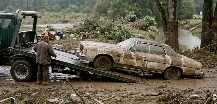 Flood-Damaged Junk Car Disposal in Las Vegas